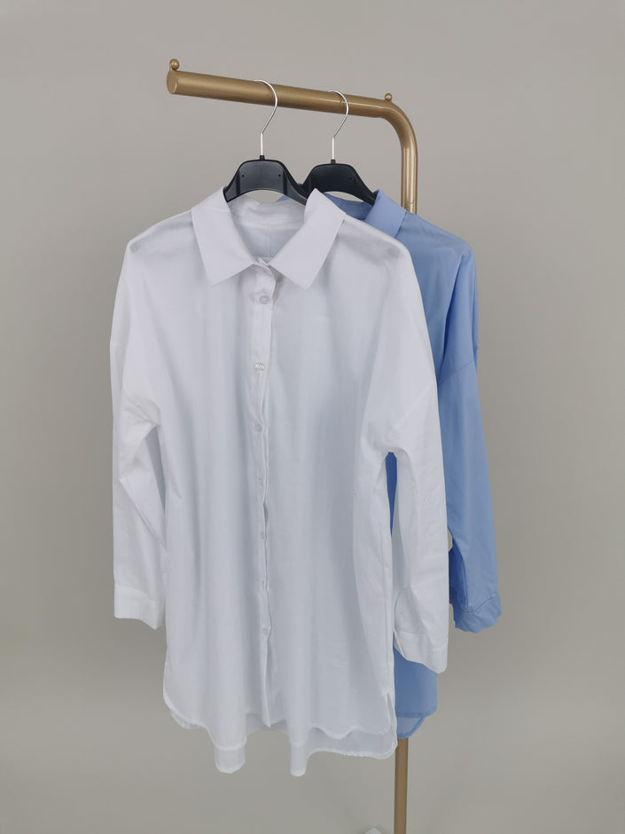 Longbluse in versch. Farben Artikel 3127