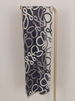 Schal Marine/Beige mit Musterung  Art. 6504