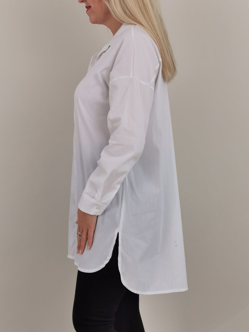 Longbluse in versch. Farben Artikel 3127