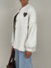 Jacke Teddy in Offwhite Artikel 6368
