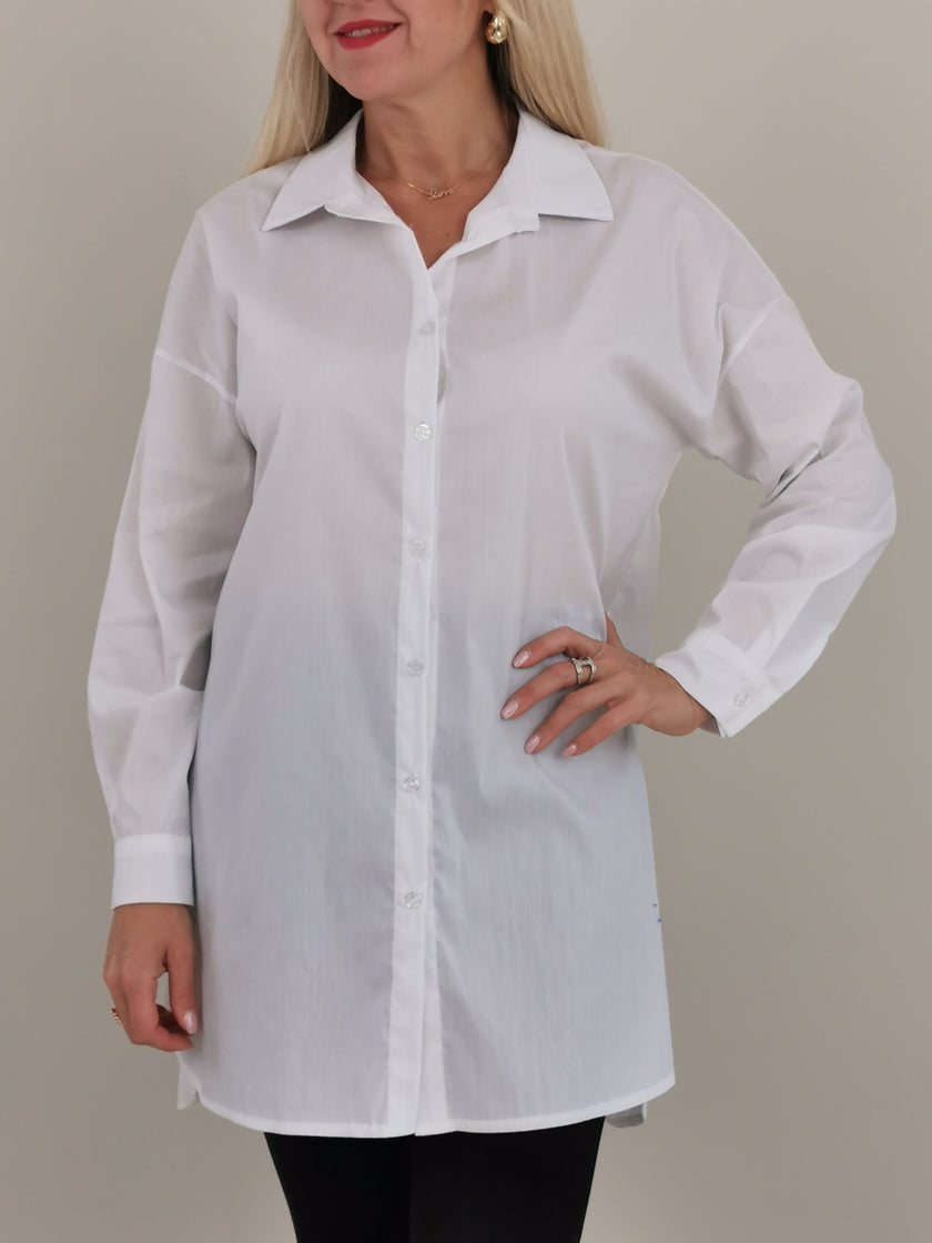 Longbluse in versch. Farben Artikel 3127