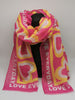 Schal Love Everyday in Pink