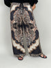 Hose Satin Paisley in Schwarz
