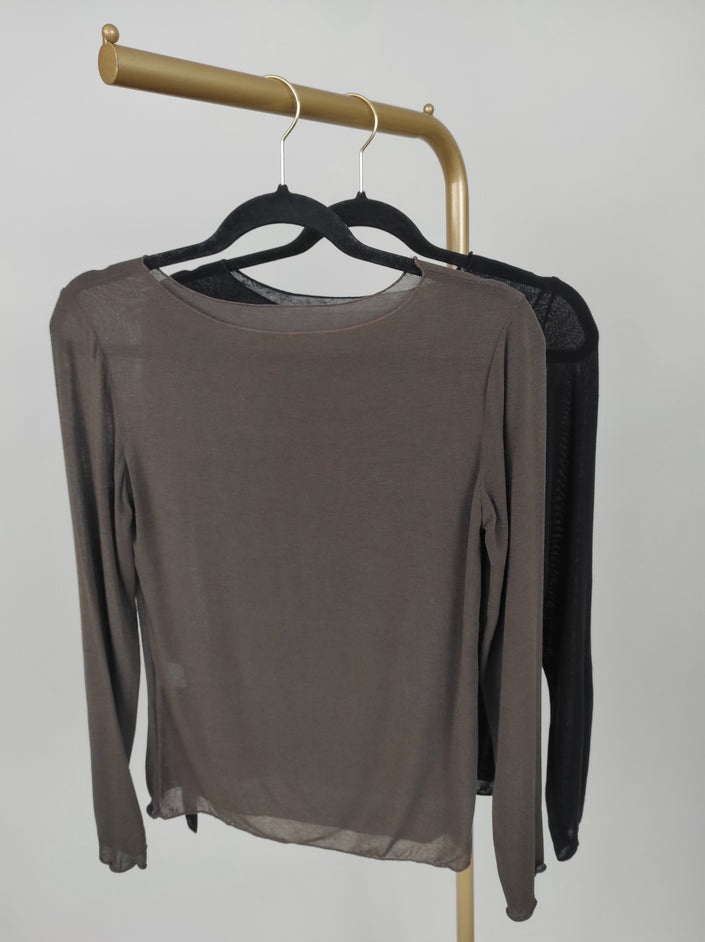 Cashmere Shirt Uni in versch. Farben