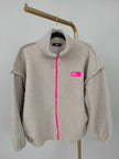 Teddyjacke mit pinken Details