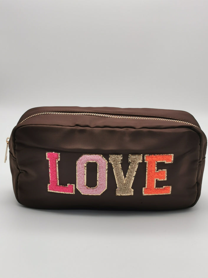Kosmetiktasche Love in Mokka Art. 6403