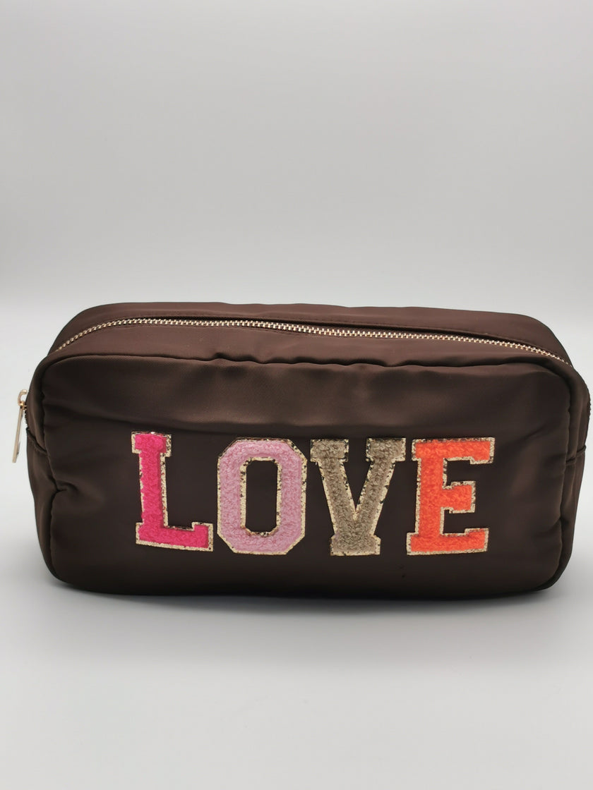 Kosmetiktasche Love in Mokka Art. 6403