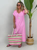Shirtkleid Leo in Rosa