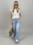 Top Boho in Weiß