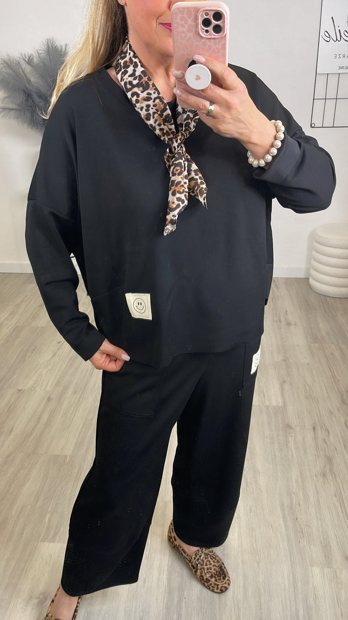 2-Teiler Soft in Schwarz