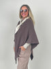 Poncho in Mokka
