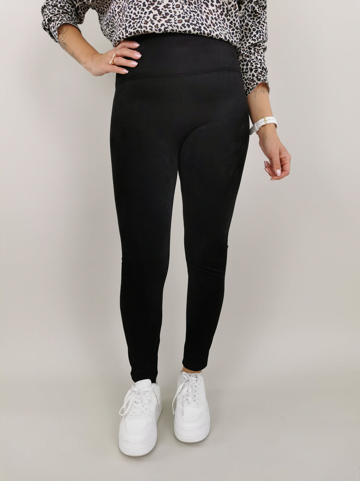 Leggings Velours in versch. Farben
