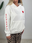 Hoodie mit Stickerei Herz Artikel 5096