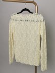 Langarmshirt aus Spitze in versch. Farben