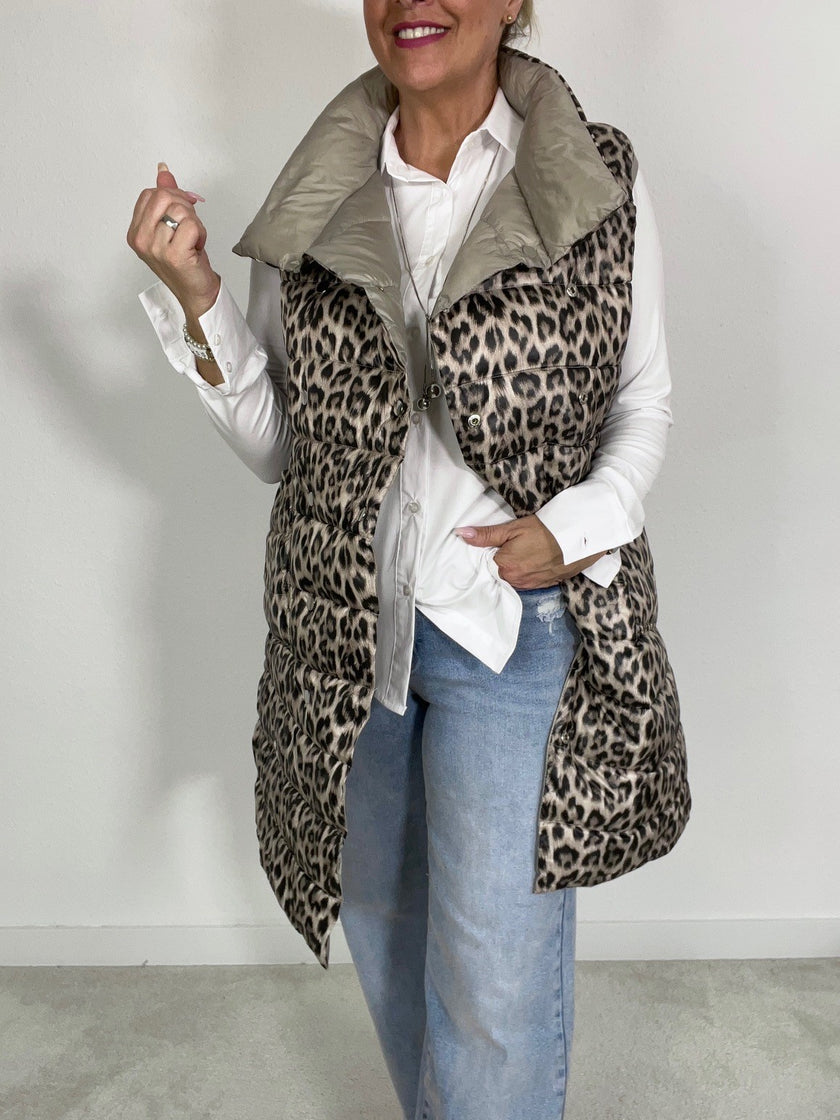 Wendeweste in Taupe