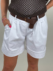 Shorts mit Gürtel in versch. Farben Artikel 5997
