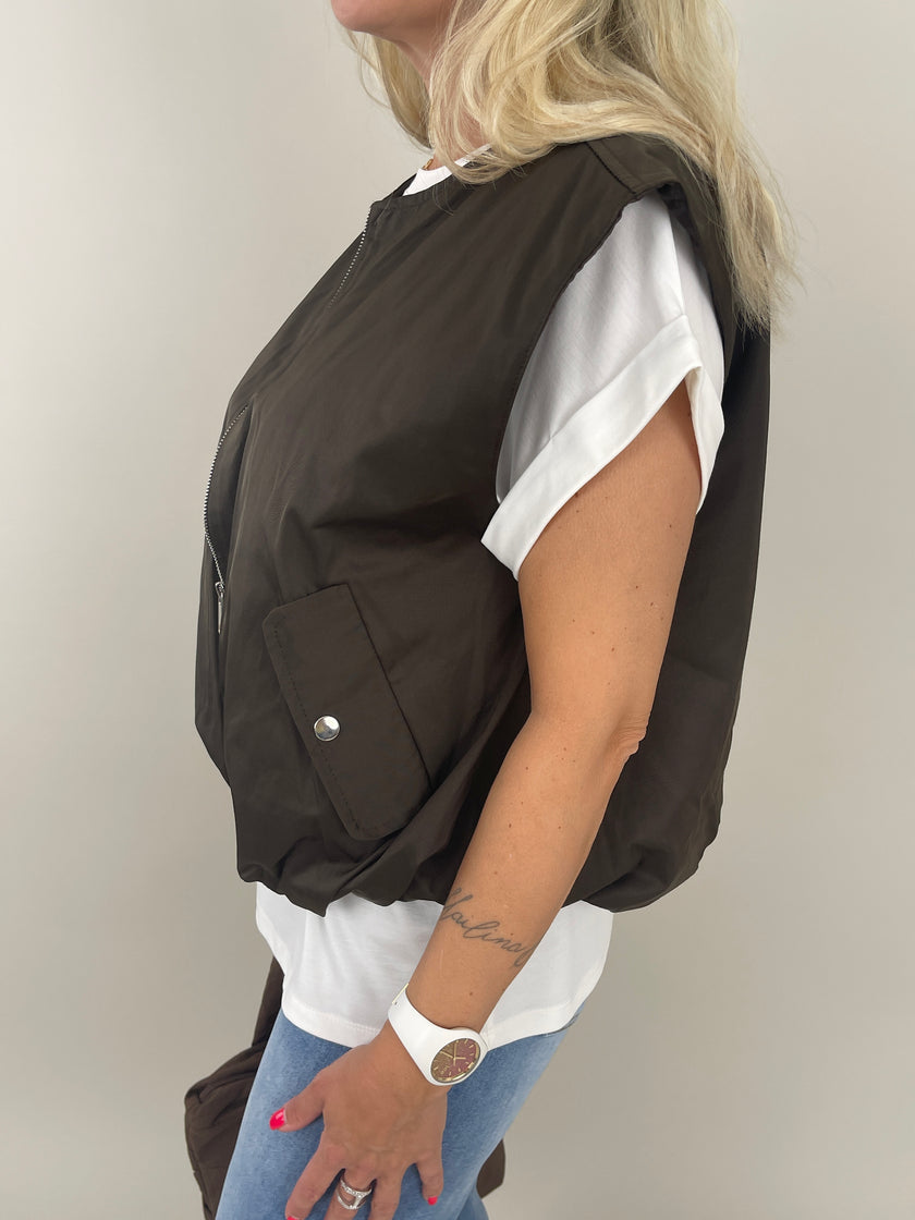 Weste in Braun Artikel 6201