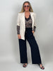Langarmshirt Leo mit Cashmere und  Spitzenausschnitt