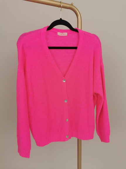 Cardigan Uni mit Knopfleiste in versch. Farben Artikel 5587