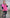 Bouclé Weste Oversized Pink Art. 6474