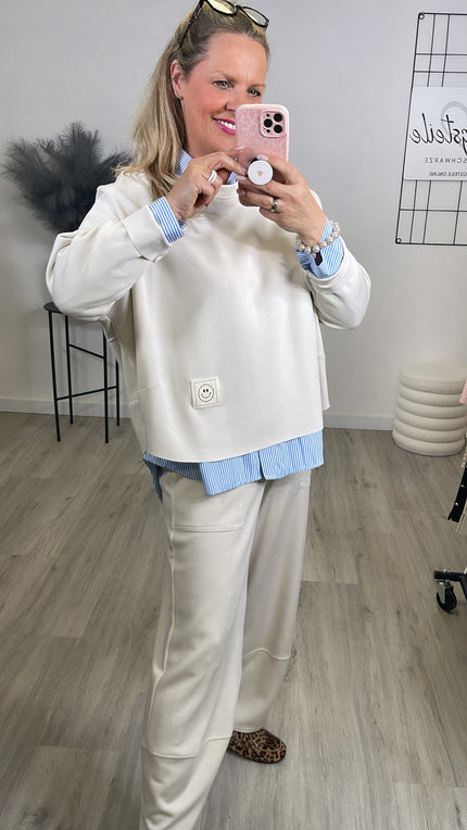 2-Teiler Soft in Beige