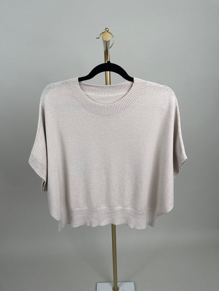 Strickpullover Kurzarm in versch. Farben