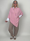 Poncho in Rosa