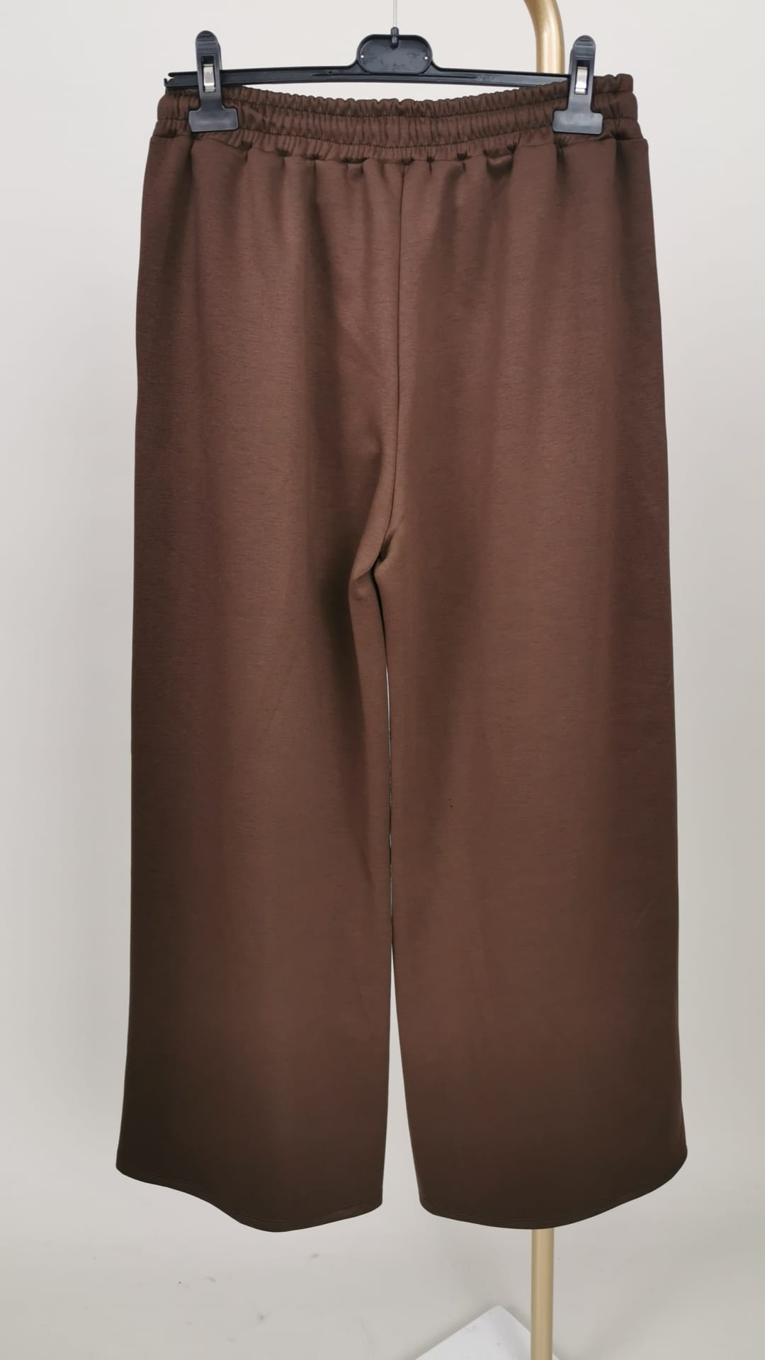 Marlene Sweathose mit Streifen in Mokka/Creme