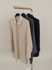 Longbluse Chiffon in versch. Farben Artikel 5378