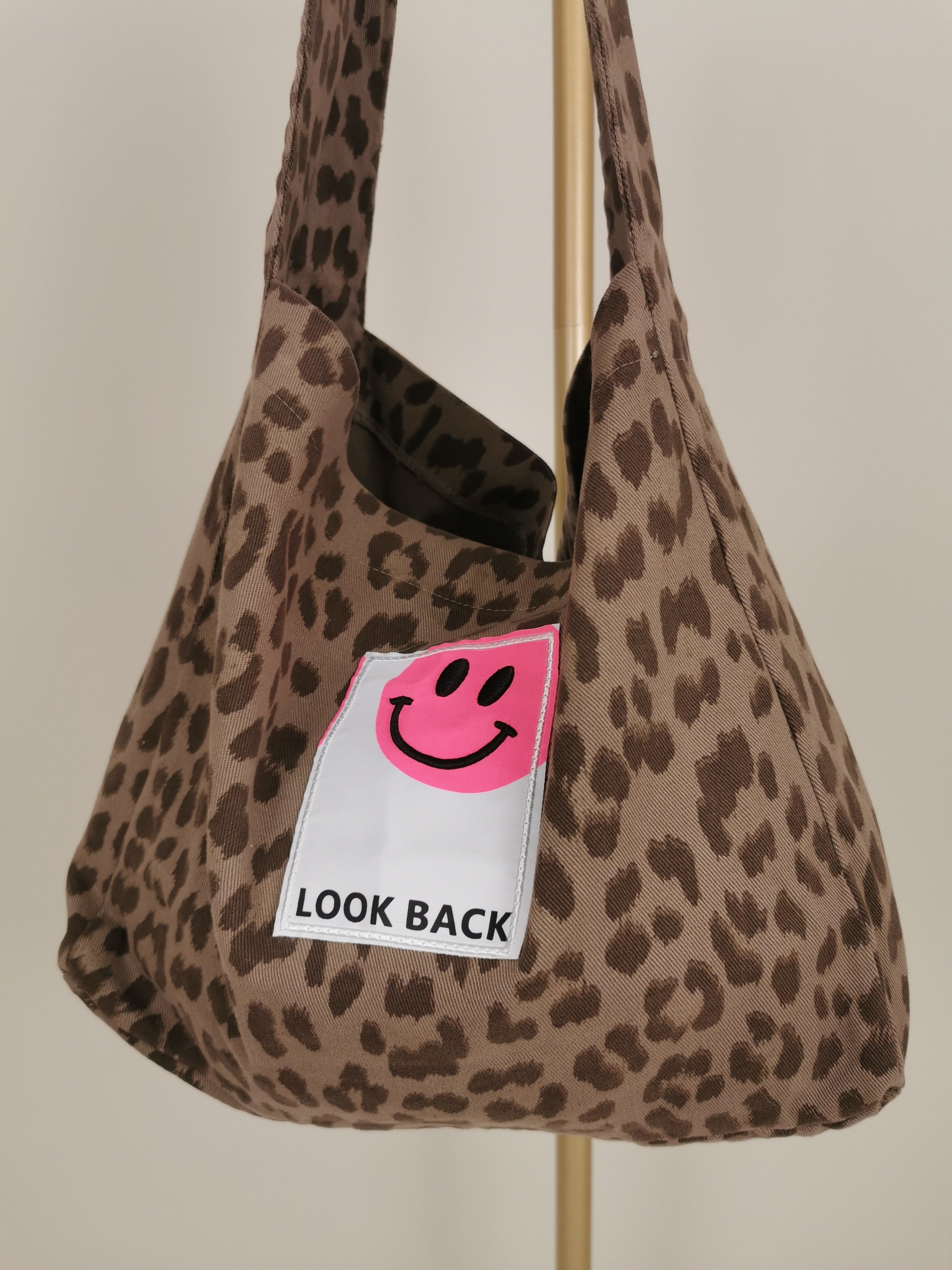 Shopper Leo Taupe/Pink Art. 6484