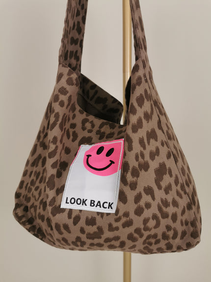 Shopper Leo Taupe/Pink Art. 6484