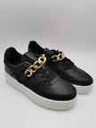 Sneaker mit Kette Schwarz Artikel 2322