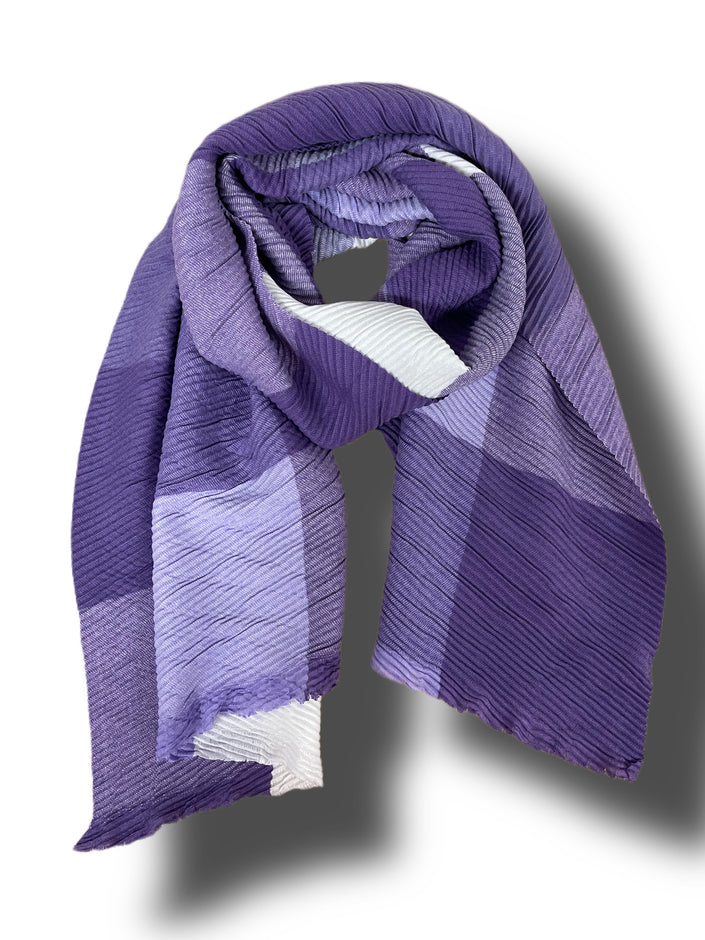Schal kariert in Lilatönen Artikel 24922