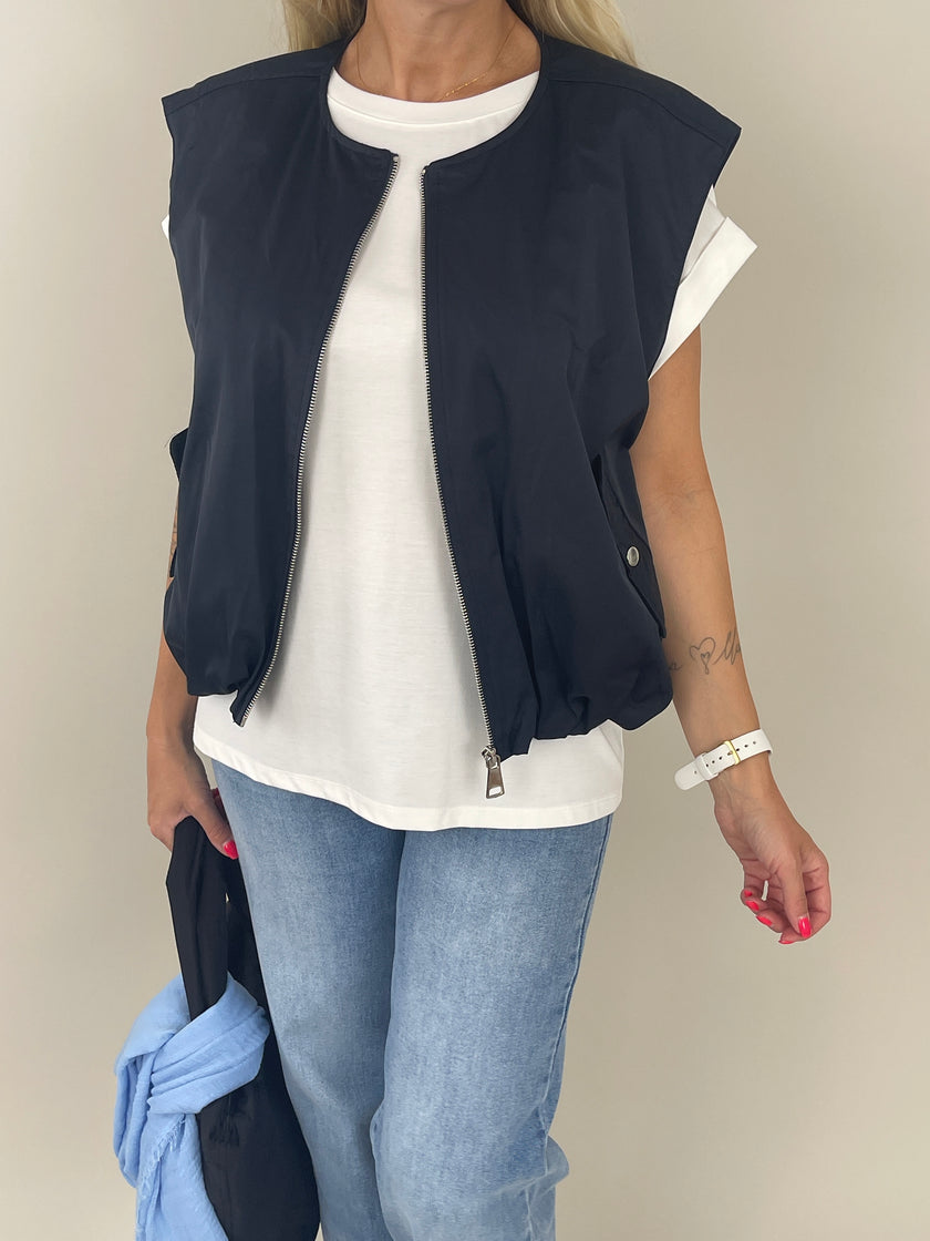 Weste in Marine Artikel 6200