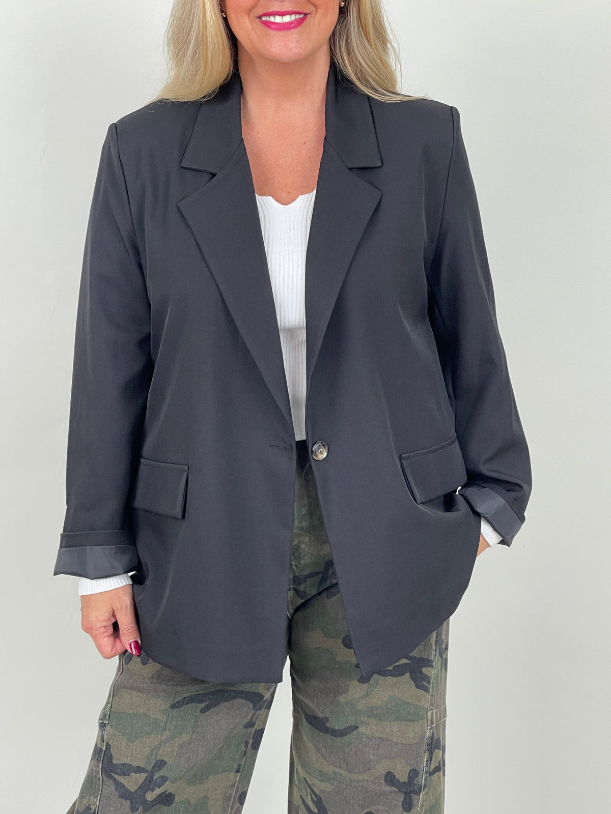 Blazer in Schwarz