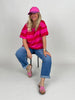 T-Shirt Streifen in Rot/Pink
