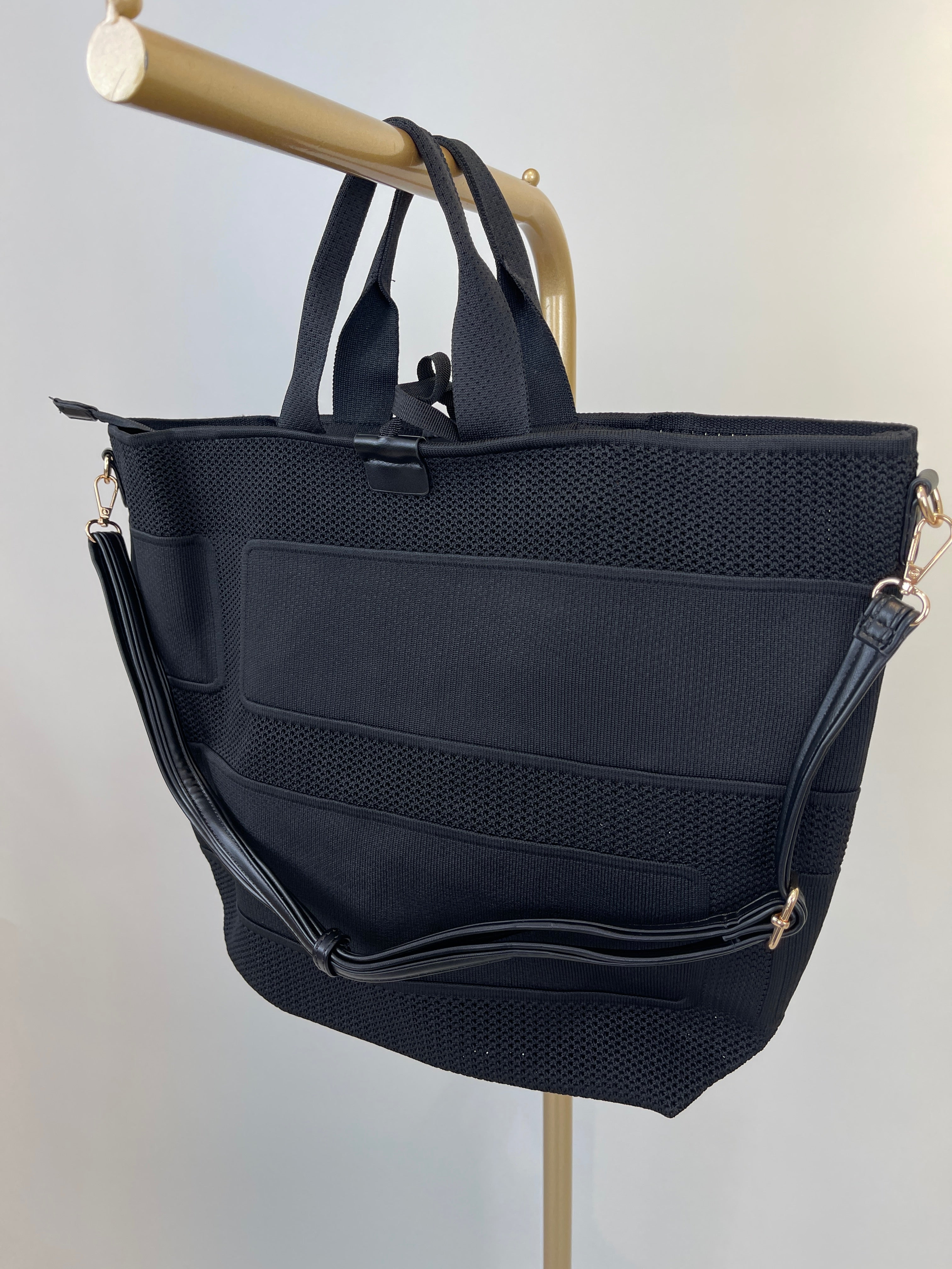 Stylischer Shopper in Schwarz