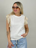 Top Boho in Weiß