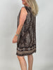 Kleid Leo in Braun/Schwarz