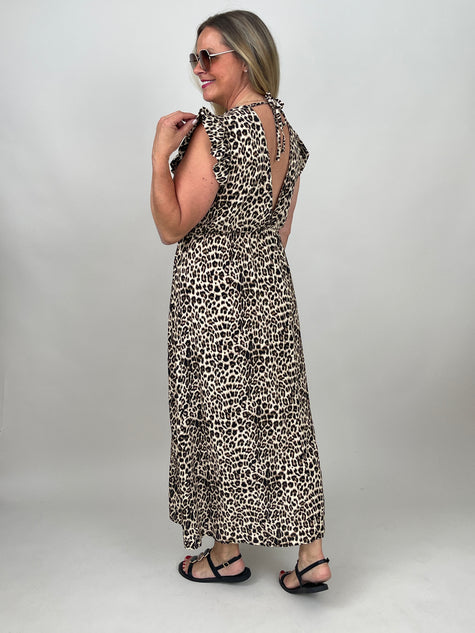Maxikleid Leo mit Volants