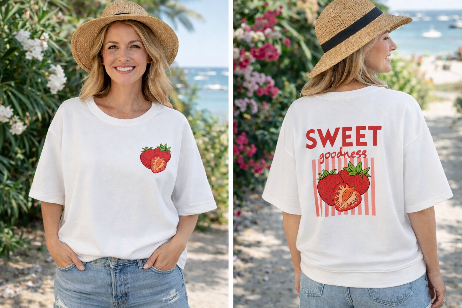Shirt Soft Sweet Goodness in Weiß Art. 6878