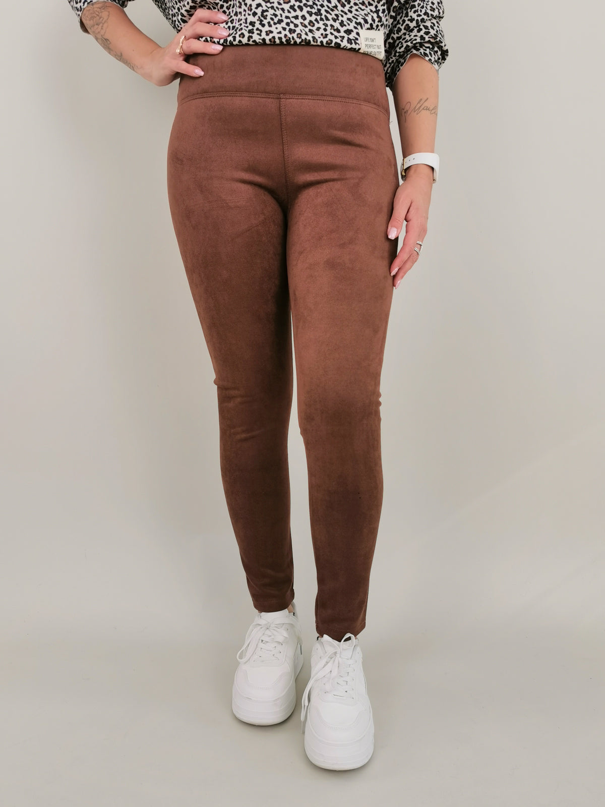 Leggings Velours in versch. Farben