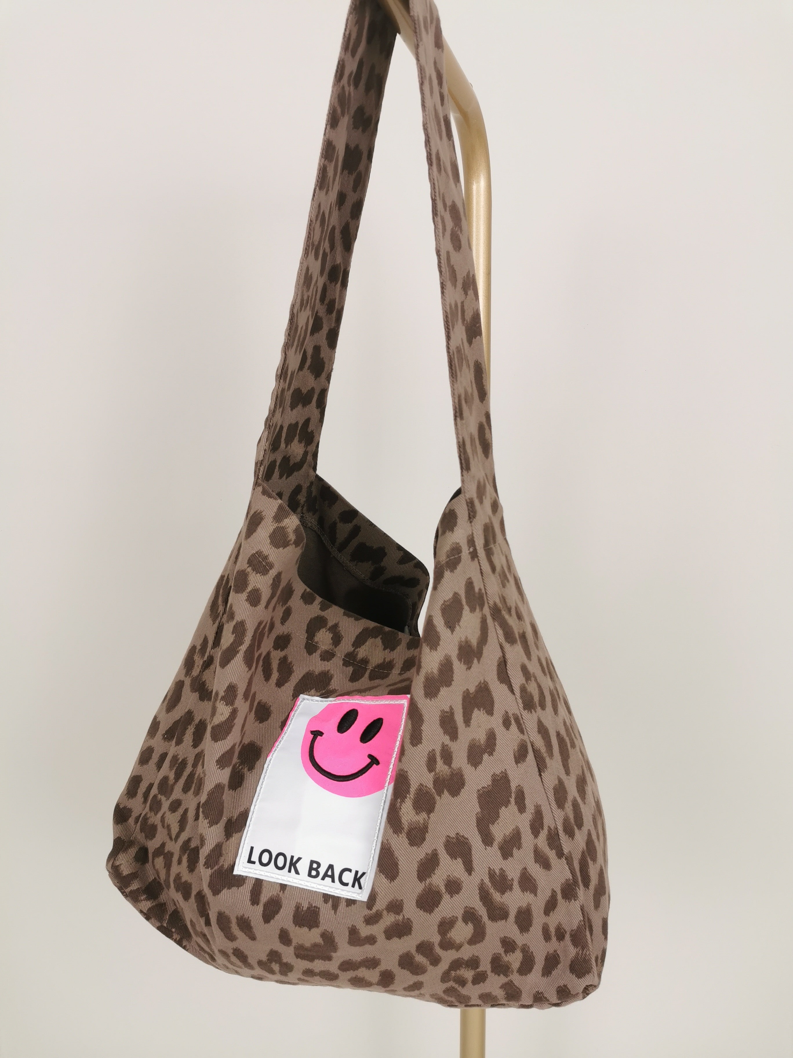 Shopper Leo Taupe/Pink Art. 6484