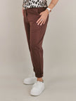 Jogpants mit Gürtel in Mokka Artikel 6249