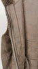 Kunstfellweste mit Kapuze in Taupe