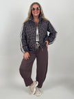 Steppjacke Leo mit Streifen