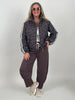 Steppjacke Leo mit Streifen