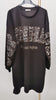 Sweatshirtkleid Copenhagen-Leoprint in Mokka