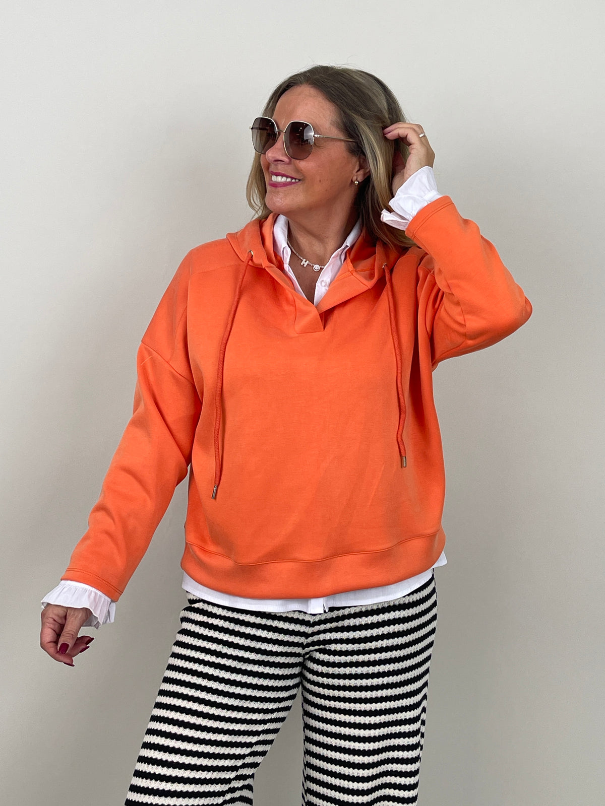 Hoodie Soft in Orange