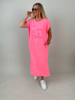 Kleid Ciao Bella in Neonpink